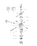 Page A Diagram and Parts List for TE400CXL Type 3 Weed Eater Trimmer